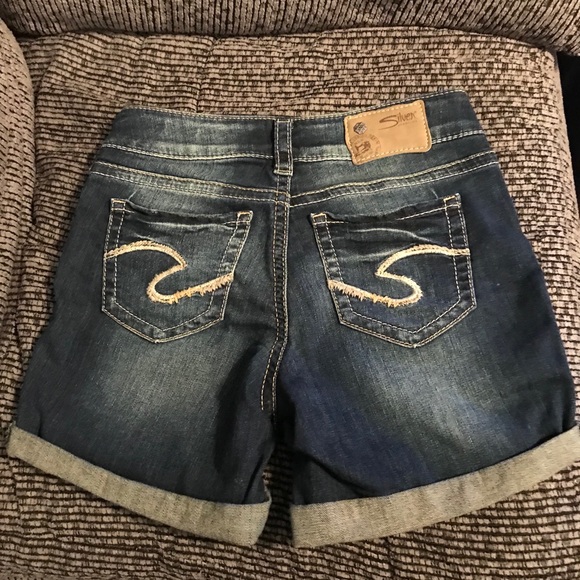 Silver Jeans Pants - Silver Suki shorts